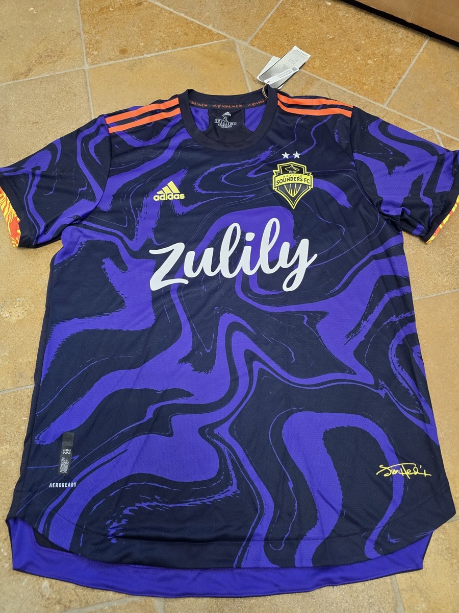 Adidas Seattle Sounders FC 21/22 Away Soccer Jimi Hendrix