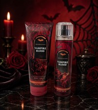 Bath and Body Works Vampire Blood Fragrance Mist  Body Cream Set.