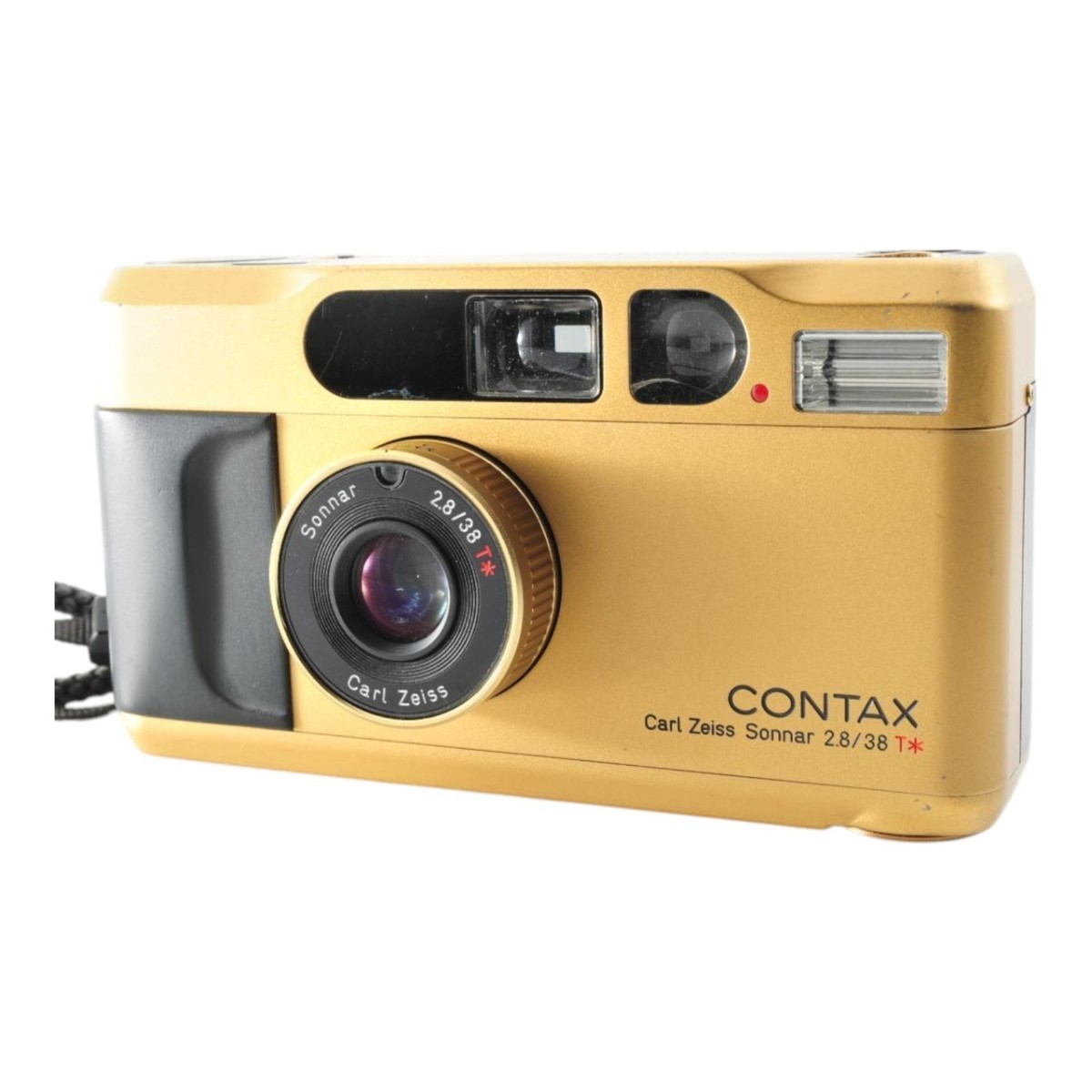 CONTAX T2 ゴールド Carl Zeiss Sonnar #1132 CONTAX T2 Gold Carl Zeiss Sonnar 38mm F2.8 T* AF Rangefinder