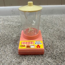 Unbranded Toy Mixer Blender Small Pink Vintage Style Kitchen Play Food Accessory