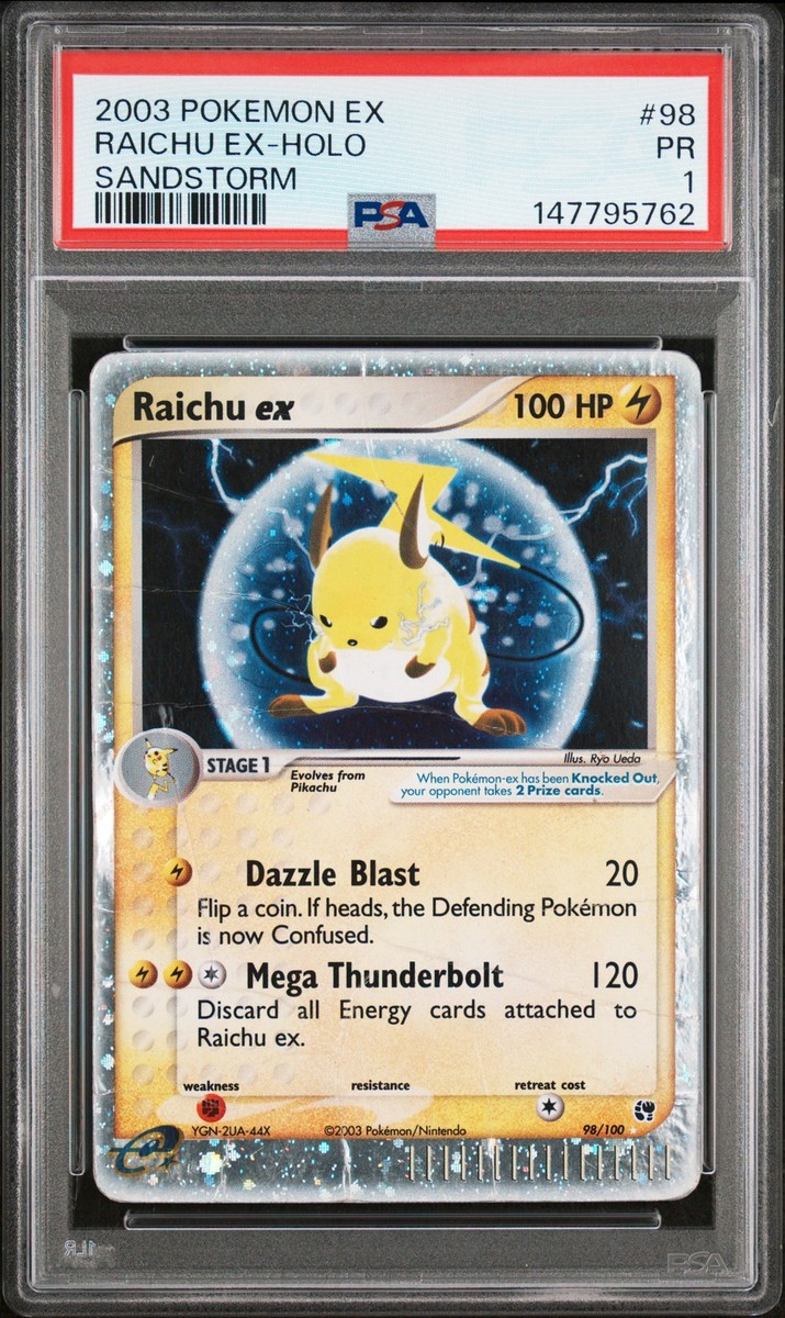 Raichu ex 98/100 Sandstorm Holo for sale online | eBay