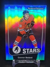 2024-25 Parkhurst Champions Connor Bedard Rainbow Foilboard #206