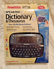 Franklin MWS-1840 Speaking Dictionary  Thesaurus Bookman Merriam Webster Sealed