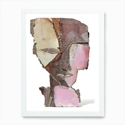 Portrait einer Frau Kunstdruck Rahmen gerahmt Wandbild Poster Leinwanddruck Bild