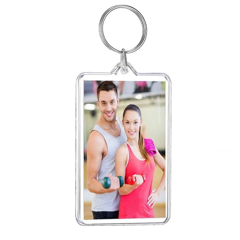 Picture Keychains Photo Frame Key Chain Pendant Photo Souvenir ...