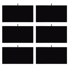 MOOCA 6 Pcs Set Jewelry Display Tray Pad 14"W x 7 1/2"D, 2 Black Velvet