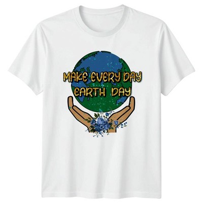 Make Every Day Earth Day Damen T-Shirt Earth Day Umwelt Geschenk für Sie