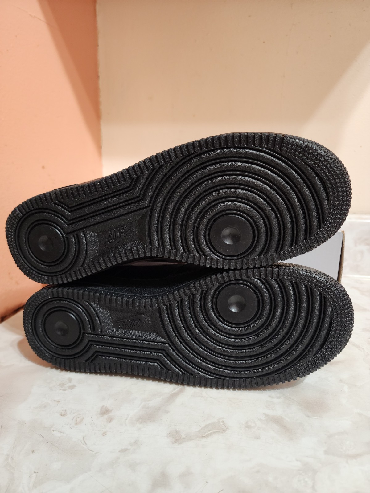 Men's Size 7 Nike Air Force 1 '07 "Black/White" FZ0627-010 Casual Sneakers 🔥🔥 thumbnail 9