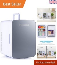 Sleek 10L Compact Mini Fridge - Portable Cooler & Warmer with Dual Power
