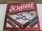 VINTAGE Scrabble Deluxe Edition COMPLETE Parker Brothers 2001 Rotating Board!