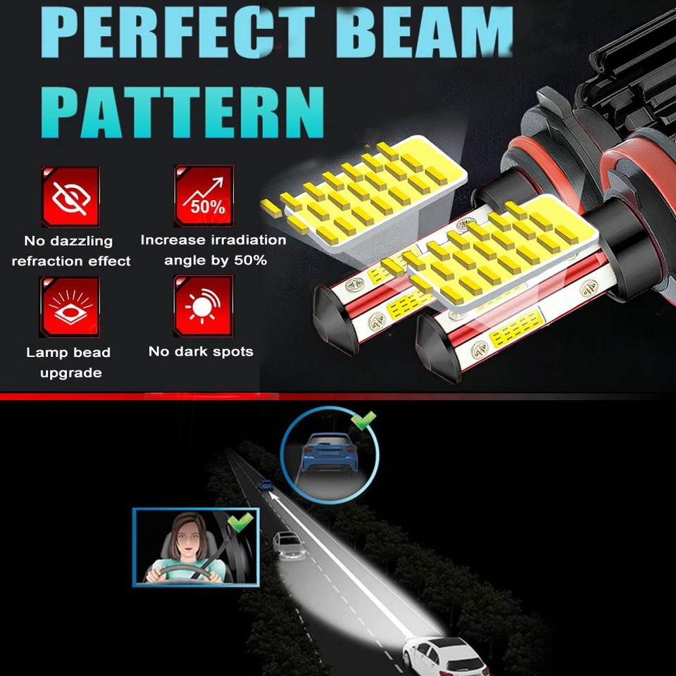 For Land Rover LR3 2005-2009 New LED Headlight High/Low + Fog Light 6x H7 H7 H11 Foto 3 de 4