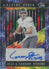 Carson Strong 2022 Leaf Valiant Rising Stock Auto #3/4 #RS-CS1