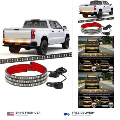 XRIDONSEN 48 inch Truck Tailgate Strobe Lights Strip Rear Window Lights 288 L...
