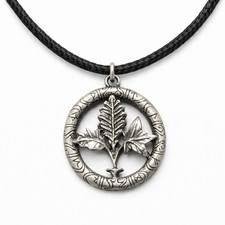 Briar Greenwood Tree Runes Oak Holly Ivy Amulet Necklace GW07