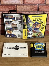 GENERAL CHAOS SEGA MEGA DRIVE PAL GAME BOXED COMPLETE WITH MANUAL