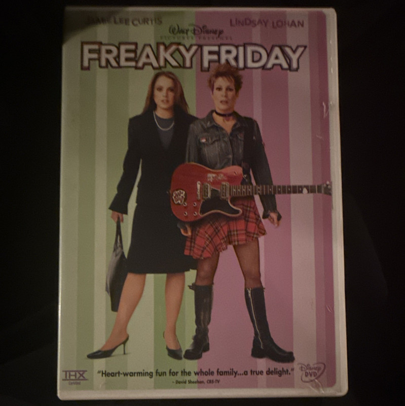 Disney Freaky Friday DVD Movie THX PG Jamie Lee Curtis Lindsay Lohan