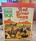 Vtg 1977 Marx RED RIVER GANG Playset STORAGE BOX