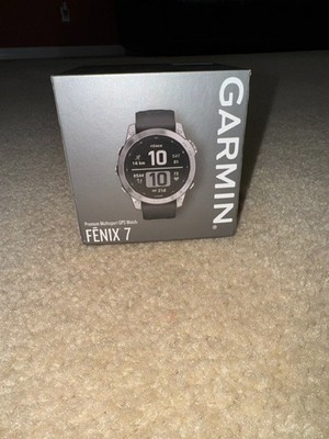 Garmin fēnix 7 GPS Watch - Silver/Graphite for sale online | eBay