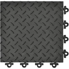 NOTRAX 621STL12BL Modular Antifatigue Mat,Blk,12"x12",PK12 38N629
