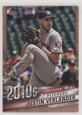 2020 Topps Decades Best Series 2 Pitchers Gold 10/50 Justin Verlander 0q7p