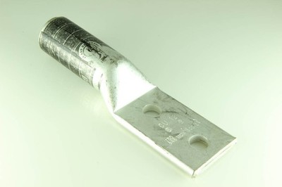 750 MCM, 1/2'' Stud, Two-Hole Copper Compression Lugs (1 per pack)