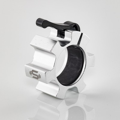 Slitisian Athletics PowerLock Pro Schnellverschluss Barbell Collar Klemme silber