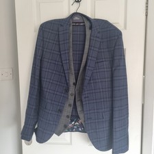 Mens Next 3 Piece Suit Blue