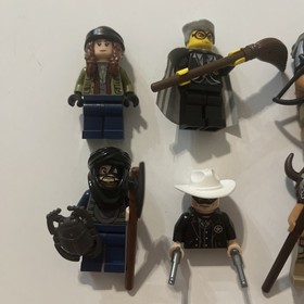 LEGO Minifigures Movie Lone Ranger Red Knee Tonto Hooch Prince Of Persia 7569 X8