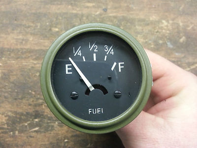 6-Volt Fuel Gauge For Willys MB & Ford GPW - USA Made Reproduction - Also Fits CJ2A Jeeps