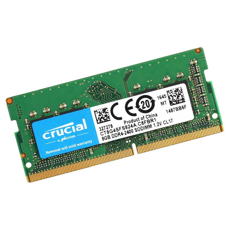 Crucial DDR4 8GB 1 x 8GB 2400 MHz PC4-19200 260-Pin SODIMM Notebook Memory RAM - Image 3 of 4