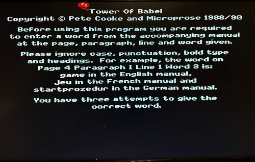 Tour Of Babel - Amiga Disque, Testé, Fonctionne - Photo 2/5