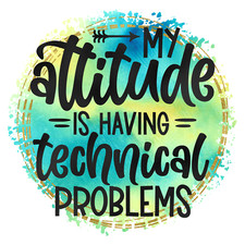 My Attitude, Mouse Pad, Sublimated, Can Personalize/Made to Order mp180