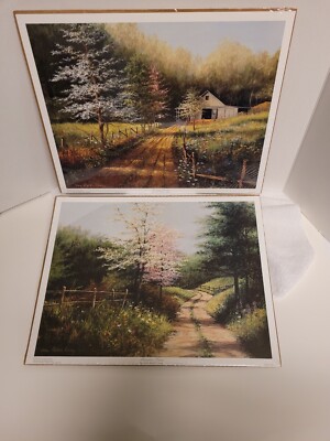 Lene Alston Casey Prints Country Spring And Meadow Lane Posters 17X13