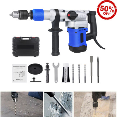 2200 Watt Bohrhammer SDS-Plus Meißelhammer Stemmhammer Schlagbohrer + Koffer Set
