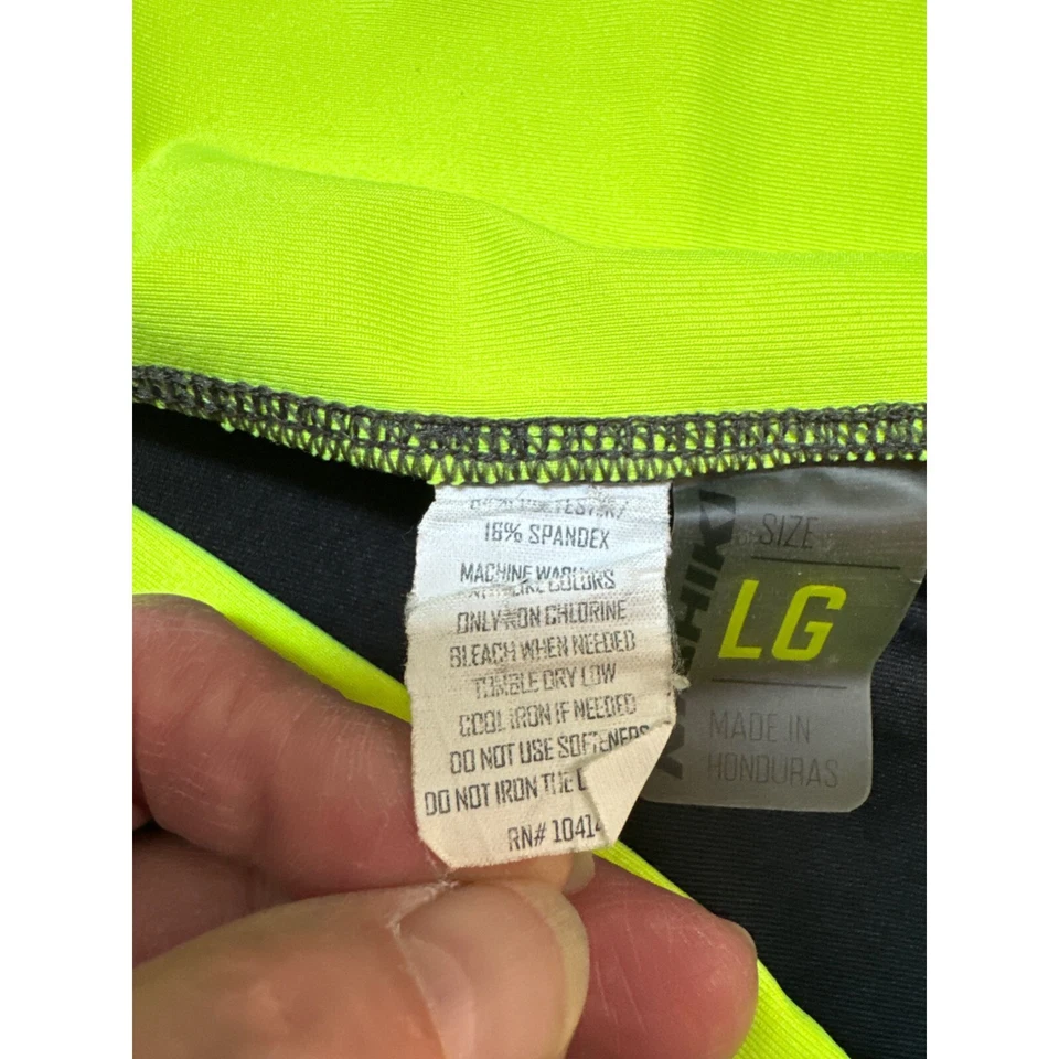 Pantalones Cortos de Ciclismo Nishiki Para Mujer NWS Negro/Amarillo Neón/Verde 85% Poliéster 15% Foto 2 de 4