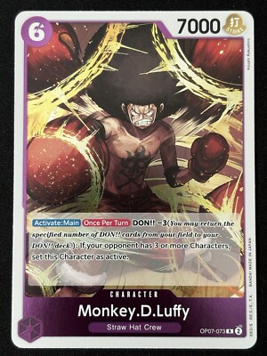 Monkey.D.Luffy OP07-073 - 500 Years in the Future - One Piece Card Game TCG ENG