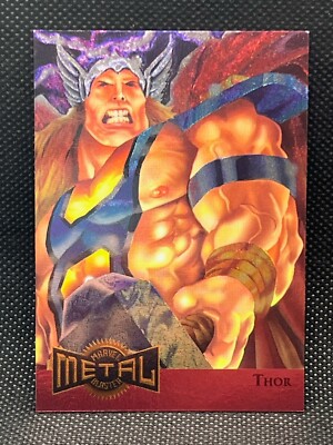 1995 Fleer Marvel Metal Blaster Thor Limited Edition # 15 of 18 | eBay