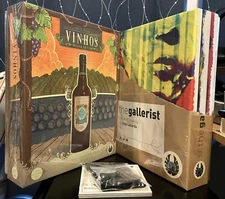 Vinhos Deluxe Edition + The Gallerist + Expansion Bundle NEW / SEALED Ships FREE