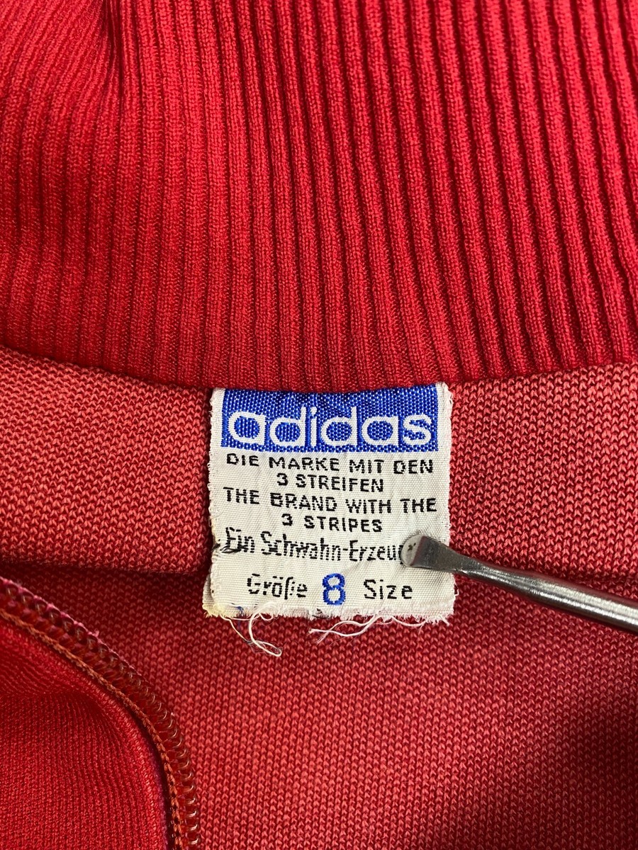 ADIDAS JACKET VINTAGE 1970's WEST GERMANY TRACKTOP SPORT ADIDAS JACKET VINTAGE 1970's WEST GERMANY TRACKTOP SPORT