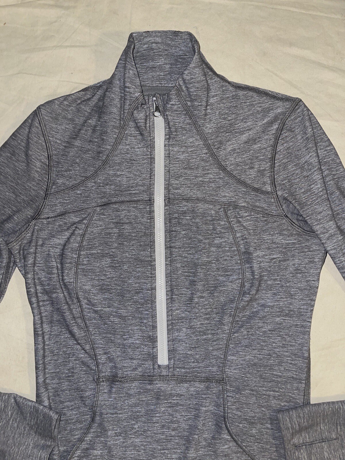 Lululemon Define Half Zip Pullover Heathered Slat… - image 5