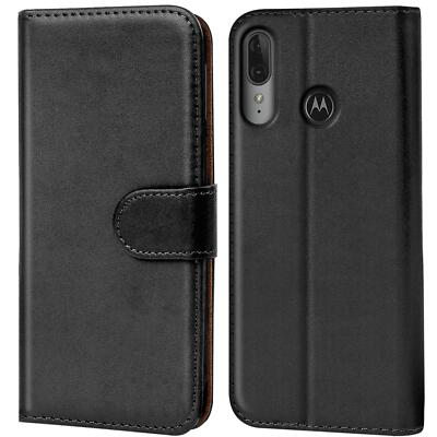 Wallet Case für Motorola Moto E6 Plus Handy Book Cover Flip Tasche Schutzhülle