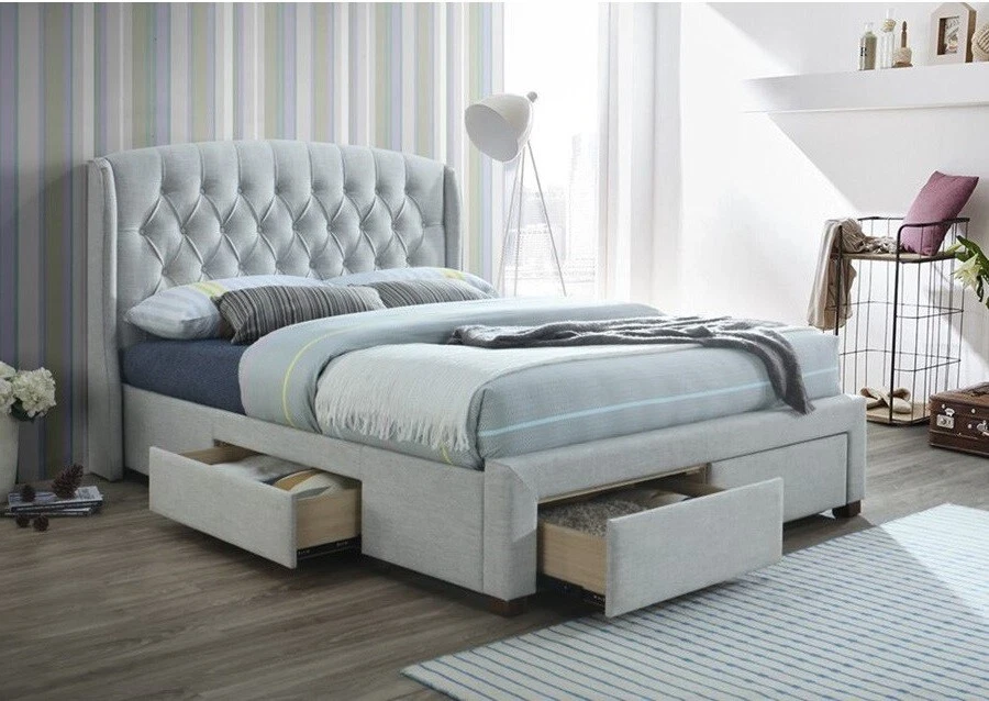 Double bed with storage and mattress ebay deals