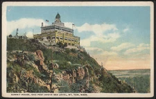 Mt Tom Summit House Holyoke Mass 1300 Feet Above Sea Level Unposted Postcard