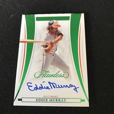 2023 Flawless Eddie Murray Emerald Distinguished Autograph Auto #3/5 Orioles