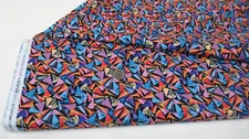 Michael Miller quilt-craft fabric PARTY HATS black 2 yds 68" (ddc-11971) Last!