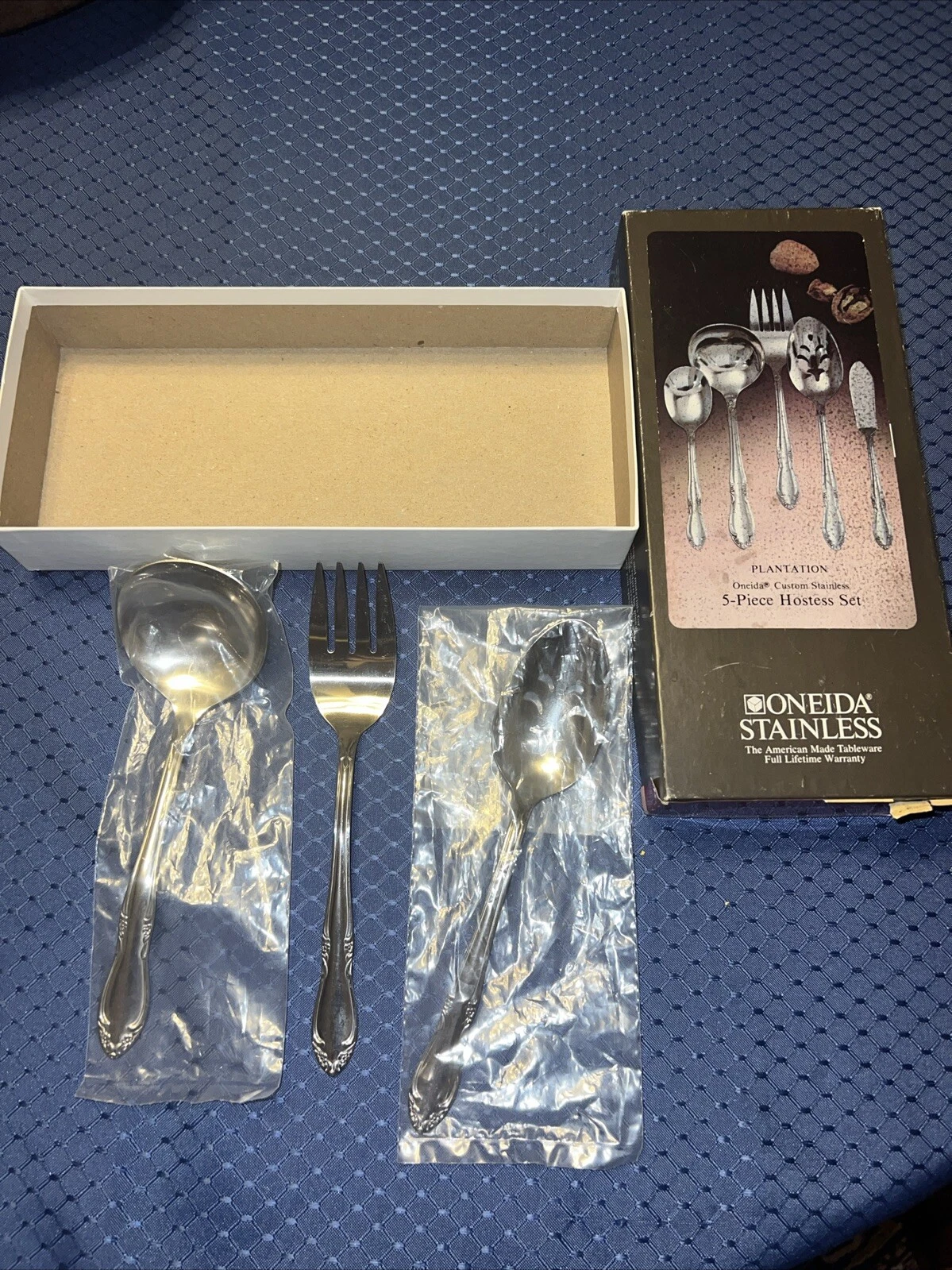 Oneida Plantation Stainless 3 PC Hostess Serving Set