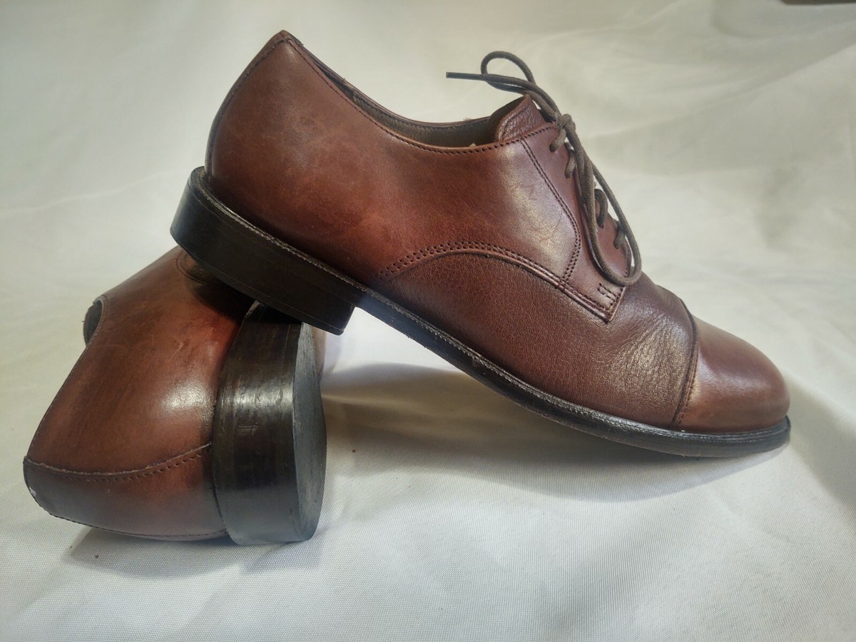 Bostonian Dennison 10M First Flex Cap Toe Brown Leather  display picture 2