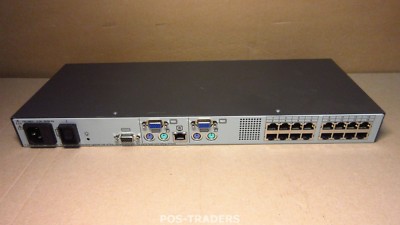 HP 340387-001 EO1013 0x1x8 8Port CAT5 KVM Console Network Switch NO RACKMOUNTS
