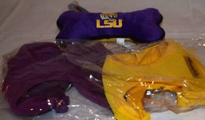 lsu dog harness