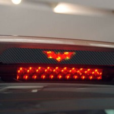 3pcsset Batman 3d Car Sticker Brake Tail Light Decal Carbon Fiber Accessories